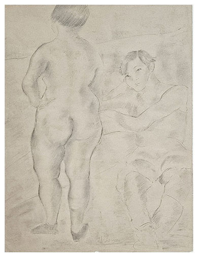 Jules Pascin Les deux soeurs Bretonnes 1928